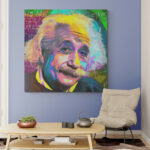 Cuadro En Lienzo Albert Einstein 01