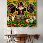 Cuadro En Lienzo Alec Monopoly 032