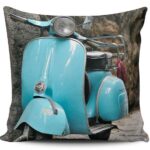Cojines y Fundas Tayrona Store Vespa Azul