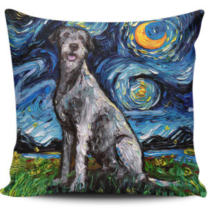 Cojines y Fundas Tayrona Store Noche Estrellada Perro Irish Wolfhound