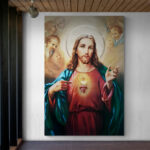 Cuadro En Lienzo Sagrado Corazon 007