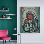 Cuadro Lienzo Virgen Maria 025