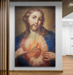 Cuadro En Lienzo Sagrado Corazon 017