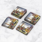 Porta Vasos Set x 6 Pintura London 04