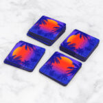 Porta Vasos Set x 6 Palmeras 04