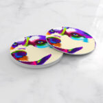 Porta Vasos Set x 6 Pes Koi 09
