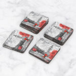Porta Vasos Set x 6 Pintura London 02